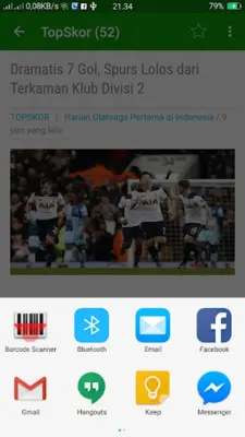 Berita Bola android App screenshot 2