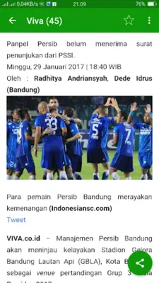 Berita Bola android App screenshot 6